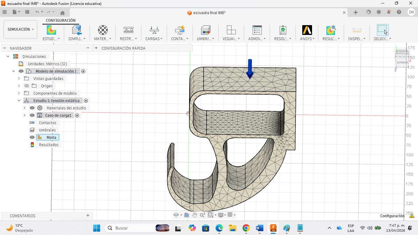 Generación de Malla — Elementos Finitos